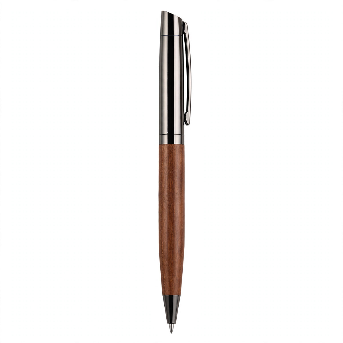 Sandalwood Barrel Pen with Gunmetal Trim