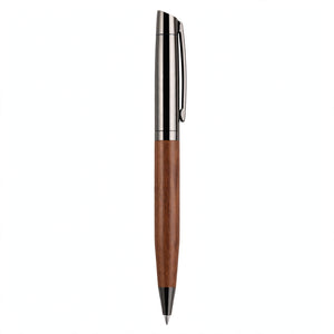 Sandalwood Barrel Pen with Gunmetal Trim