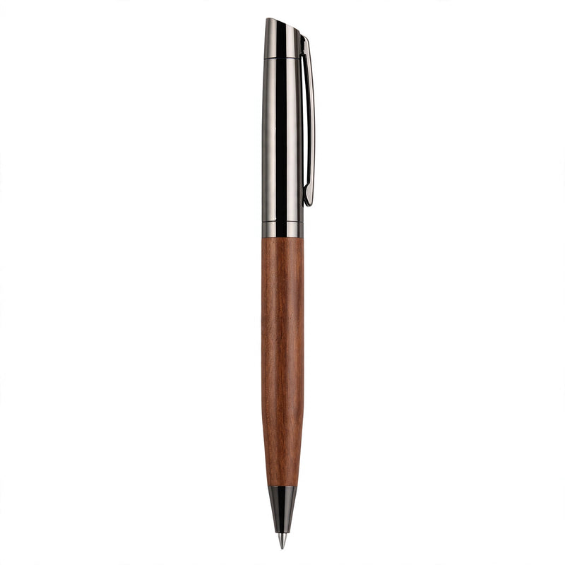 Sandalwood Barrel Pen with Gunmetal Trim