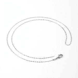 Silver-Tone Stainless Steel Twisted Rope Chain Necklace