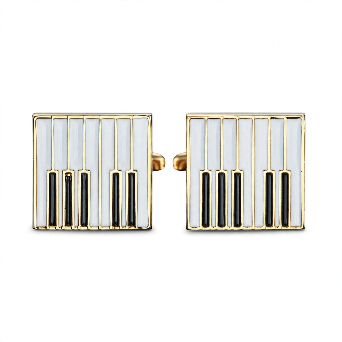 Piano Key Motif Cufflinks