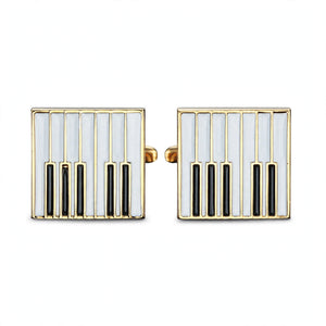 Piano Key Motif Cufflinks