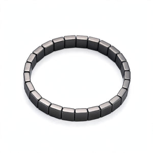 Men's Beveled Square Link Bracelet