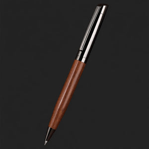 Sandalwood Barrel Pen with Gunmetal Trim
